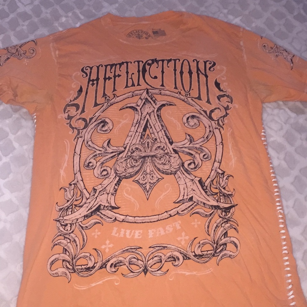 Affliction shirt medium